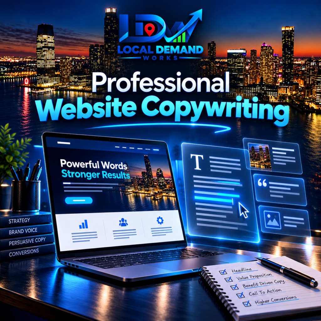 Professional Website Copywriting service by Local Demand Works