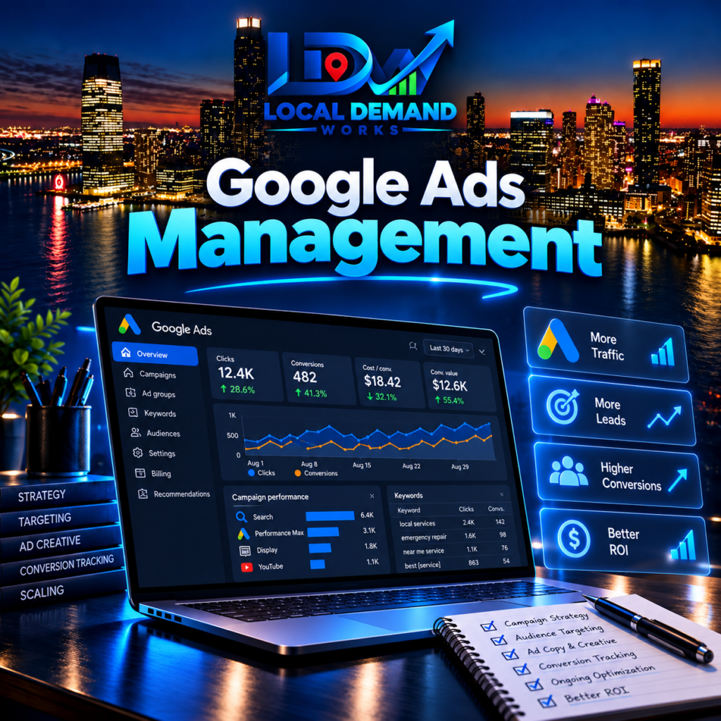 Google Ads Management service by Local Demand Works