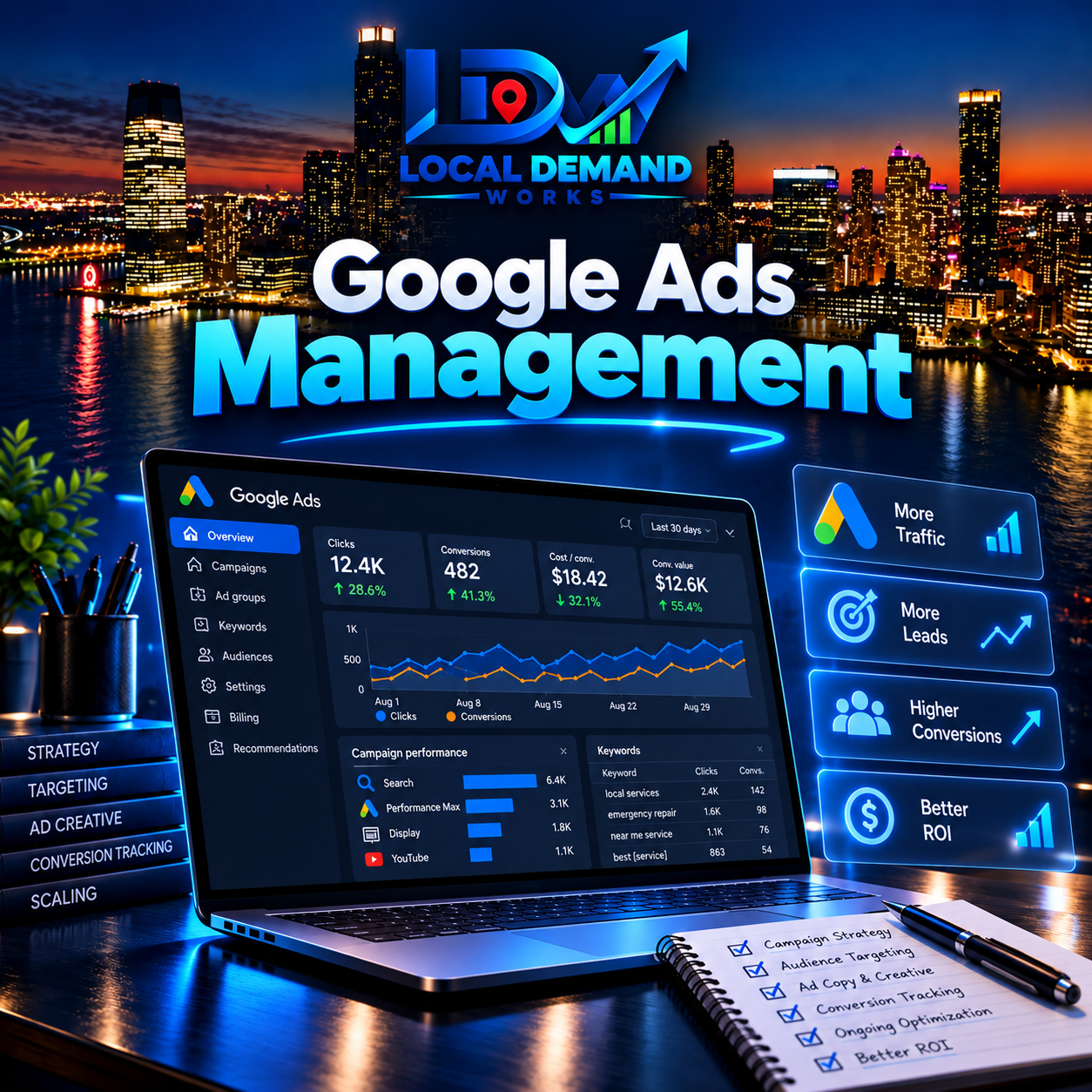 Google Ads Management service by Local Demand Works