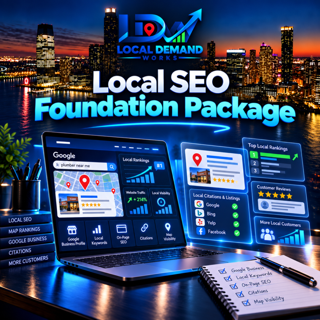 Local SEO Foundation Package service by Local Demand Works